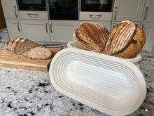 Load image into Gallery viewer, Long Oval Recycled Wood Pulp Bread Mould/Brotform