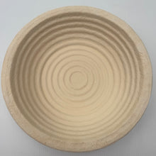 Load image into Gallery viewer, Round woven pattern with concentric circle pattern on a gray background
