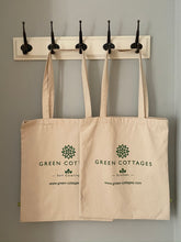 Load image into Gallery viewer, Green Cottages Kitchen organic cotton shopping tote
