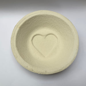 Round Heart Recycled Wood Pulp Bread Mould / Brotform / Banneton
