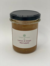 Load image into Gallery viewer, Jar of lemon and ginger marmalade 
